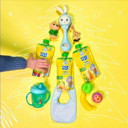 ЧУДО-ЧАДО Пюре груша-яблоко 90гр